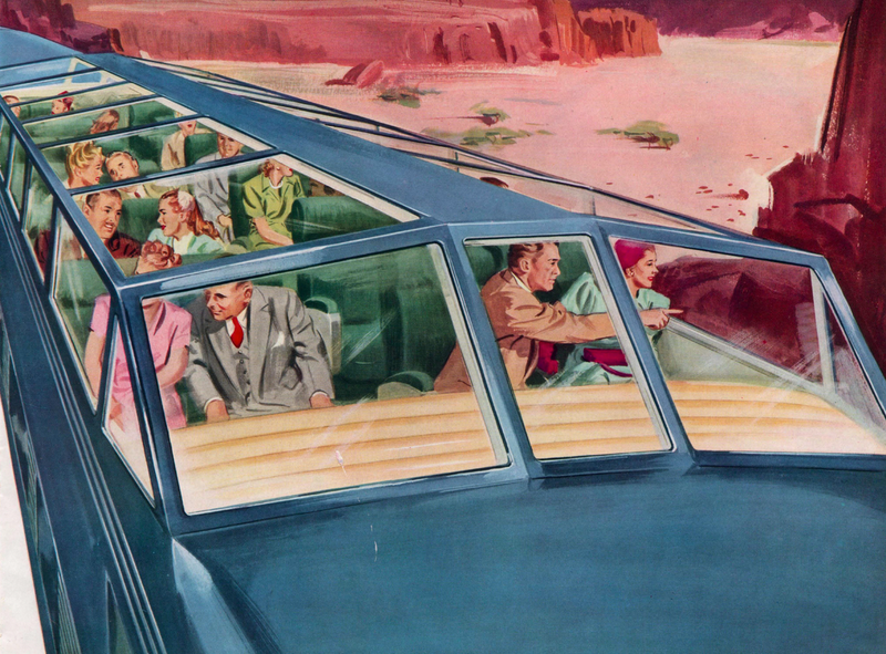 Illustration for article titled This 1947 Train of Tomorrow Puts Today's Trains to Shame